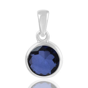 Bijoux fins stock prêt argent sterling 925 pendentif multi pierres précieuses coupe rose prix de gros pas cher - Product Image 4