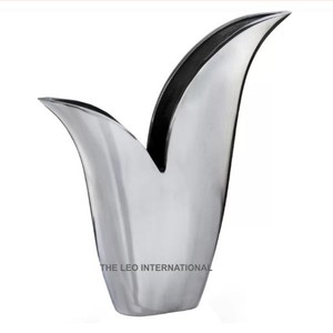 Vase à fleurs en métal argenté pour la décoration de la maison, ensemble de 3 vases à fleurs argentés, ensemble de 3 vases argentés brillants - Product Image 6