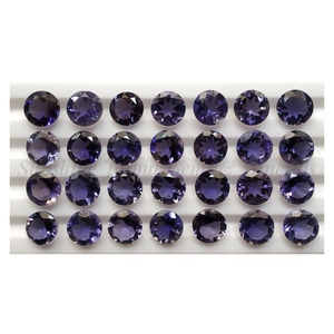 ไอโอไลต์ธรรมชาติเจียระไนแบบเหลี่ยม3มม. อัญมณีหลวมเจียระไนคุณภาพสูง | iolite ธรรมชาติ | - Product Image 1