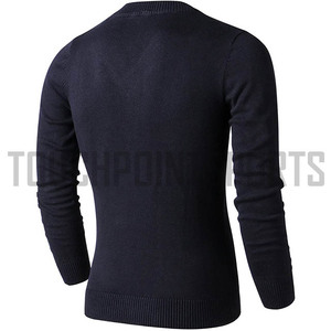 Oem-suéteres de punto a rayas para hombre, jersey de diseñador de Color sólido a la moda, 2022 - Product Image 5
