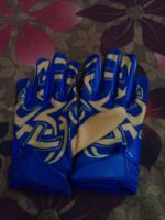 Guantes Deportivos Personalizados para Fútbol Americano, con Agarre Mejorado, Cierre de Cordones, Cuero Sintético, para Receptor, Marca OEM