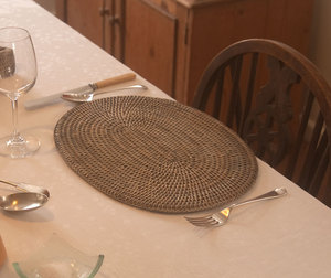 Plaque de chargeur japonaise en rotin, 100% faite à la main, artisanat vietnamien, haute quantité, bas prix - Product Image 5