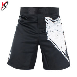 กางเกงมวยไทยขาสั้นระบายอากาศได้สีแดง & สีดำชุดออกกำลังกายกางเกงศิลปะการต่อสู้แบบ MMA - Product Image 2