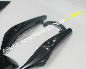 Carenados negros para motocicleta Kawasaki, piezas de moto <span class=keywords><strong>ER</strong></span>-<span class=keywords><strong>6F</strong></span> 2009 <span class=keywords><strong>2010</strong></span> 2011 650R ER6F 650 <span class=keywords><strong>ER</strong></span> <span class=keywords><strong>6F</strong></span> ABS, kit de carenado para carrocería de motocicleta - Product Image 2