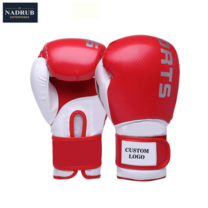 Pakistan Manufacturer Custom Leather Boxing Gloves Hook Loop Closure <b>Glitter</b> Print Custom Logo Unisex Custom Packaging Boxing - Product Image 3