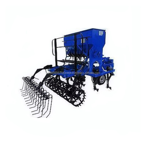 2022 Seed sowing agricultural machine manufacturing double front support or wheel, harrow grain box 590 liters customer service