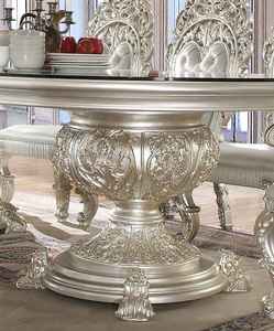 Juegos de comedor de lujo europeo, muebles hechos de madera de Mahoany, tallado a mano, muebles de madera de alta calidad, el mejor producto - Product Image 4