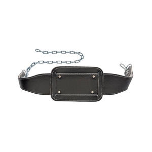 เข็มขัดหนังแท้แบบสั่งทำพิเศษสำหรับยกน้ำหนักและฝึกซ้อมในยิม ช่วยในการดึงข้อ - Product Image 1