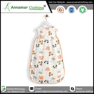 Conception personnalisée fabricant de sac de couchage pour bébé Inde 100 sac de couchage pour bébé en coton biologique avec personnalisation certifié gots - Product Image 6