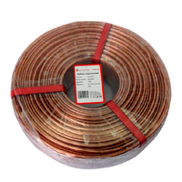 Offre Spéciale 2*1.2/1.5/2.5mm haut-parleur câble acoustique fil OFC cuivre sans oxygène 100 m câbles et fils électriques isolés en Silicone