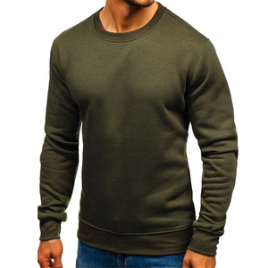 Sweat-shirts en molleton pour hommes, grande taille, col rond, personnalisés, 100% polyester, broderie vintage, embossés, poids lourd, pour l'hiver - Product Image 2