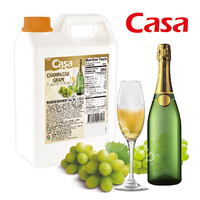 Jarabe de Uva con Sabor a Champán CASA HALAL para Té de Burbujas Boba, Ingredientes para Té con Leche y Burbujas