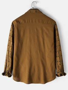 Vêtements d'été 100% coton de haute qualité pour hommes, chemise à manches longues imprimée en différentes couleurs avec détection d'aiguille disponible - Product Image 3