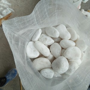หินกรวดหินสีขาวหิมะตามธรรมชาติของผู้จำหน่ายในเวียดนามหินกลมหินธรรมชาติจากเวียดนาม - Product Image 6