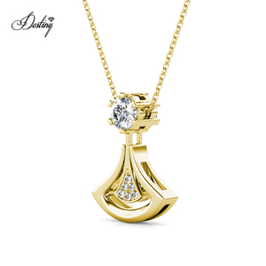 Dasini semplice cristallo <span class=keywords><strong>rosso</strong></span> <span class=keywords><strong>rubino</strong></span> 4 stile Versatile ciondolo impreziosito da cristalli Swarovski 925 <span class=keywords><strong>collana</strong></span> in argento Sterling - Product Image 5