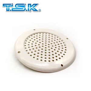 T.S.K Plastic White Circular Perforated Speaker Cover for <b>Amusement</b>/Vending <b>Machines</b> 4 Inch Speaker Grille - Product Image 3