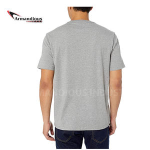 Slim Fit Custom Gym Fitness Hombres Camiseta de microfibra de diseño personalizado de alta calidad - Product Image 3