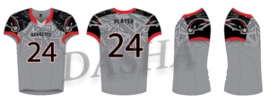 Maillot de football américain respirant à impression numérique pour homme, ensemble de vêtements de sport personnalisés, nouvelle arrivée, uniforme - Product Image 3