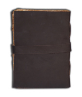 Voyage en cuir véritable journal fait à la main Deckle bord papier relié Journal Antique sangle carnet de croquis ou cahier planificateur Journal Journal