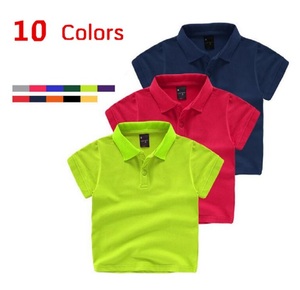 Polo uni coloré pour enfants, haute qualité, design simple, offre spéciale, 2021 - Product Image 1