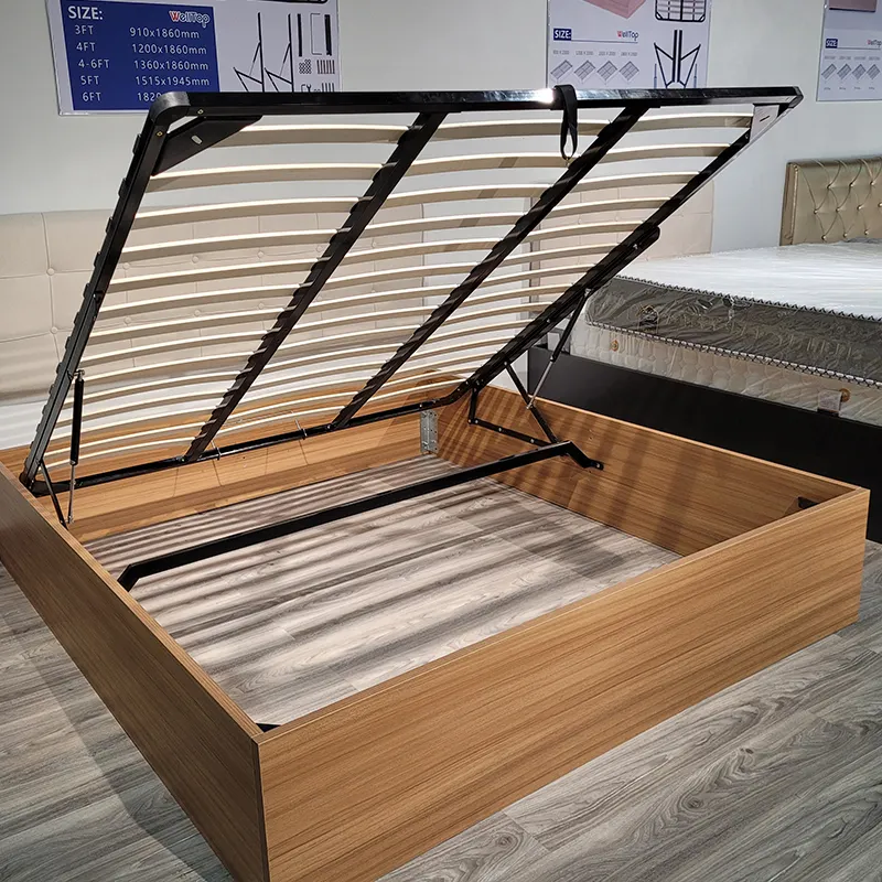 Estrutura de cama de metal do tamanho da rainha da cama VT-14.042