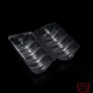 Pia Gâteau PET Plateau En Plastique Tasse Paquet Logo Personnalisé De Haute Qualité Marque Fournisseur Pas Cher Prix Bas QUANTITÉ MINIMALE DE COMMANDE Vente Chaude HACCP ISO