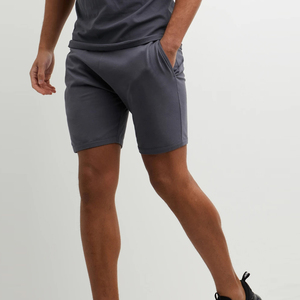 ชุดเสื้อยืดและกางเกงขาสั้นสำหรับผู้ชาย,ชุดสองชิ้นแบบเรียบง่ายดีไซน์ใหม่สำหรับฤดูร้อน - Product Image 5