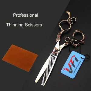 Ciseaux professionnels pour coiffeur, coupe de cheveux, avec poignée de Dragon gravée en or, ciseaux professionnels - Product Image 3