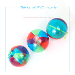 PVC Inflatable Beach <strong>Ball</strong> Luminous Racket <strong>Ball</strong> Children Toy <strong>Flashing</strong> <strong>Ball</strong> With Lanyard Hole - Product Image 6