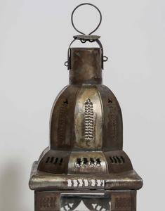 Linterna de vela de cristal transparente de Metal cuadrado morisco marroquí hecha a mano nueva de la mejor calidad para decoración navideña de alta calidad - Product Image 3