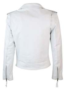 Men Black Leather Jacket - Product Image 3