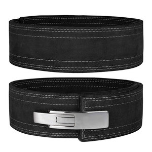Cinturón de Levantamiento de Pesas Geo Brother Co GB-LB-0007 Personalizado Unisex de Alta Resistencia Antideslizante con Protección Profesional de Cuero Vacuno de 10 mm para Fitness - Product Image 2