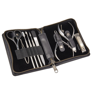 Juego de 9 Piezas de Kit de Manicura y Pedicura Profesional para el Cuidado de Uñas de Manos y Pies, Tijeras, Cortaúñas, Estuche 2026 - Product Image 3