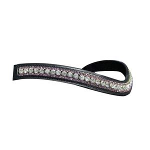 Diadema de cristal de cuero de caballo - Product Image 1