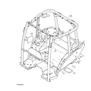 Plaque robuste N307881 compatible avec le tracteur John Deere pièce métallique solide pour les applications de moteur et de structure - Product Image 2
