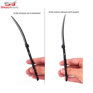 Ciseaux de barbier professionnels, incurvés, pour coupe de cheveux, barbier, haute qualité, nouveau Design, - Product Image 5