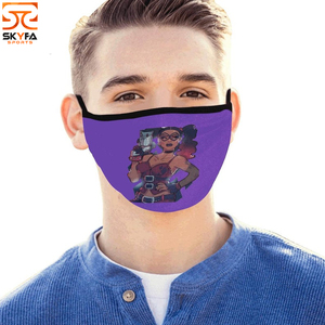 Mascarilla facial con estampado antipolvo, logo de marca personalizado - Product Image 2