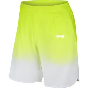 Pantalones cortos atléticos para hombre, Shorts de secado rápido para entrenamiento, trotar, gimnasio, Fitness, Fitness, cintura elástica, color sólido - Product Image 4