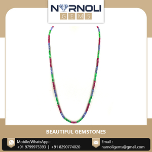 Brins de perles de saphir naturel micro-facetté, ligne de pierres précieuses scintillantes en forme de rondelle pour la fabrication de colliers et bracelets raffinés, vente en gros - Product Image 3