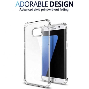 Bán Buôn Giá Rẻ Phụ Kiện Điện Thoại Di Động TPU Trong Suốt Ốp Bảo Vệ Chống Sốc Full Cover Cho <span class=keywords><strong>Samsung</strong></span> <span class=keywords><strong>S7</strong></span> <span class=keywords><strong>Edge</strong></span> 5.5Inch - Product Image 2