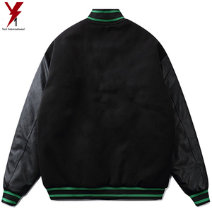 Hot Selling College <b>Jackets</b> Men Chenille Letters Patchwork Color Block Fashion Unisex Bomber <b>Varsity</b> <b>Jacket</b> <b>Women</b> Baseball Coats - Product Image 2