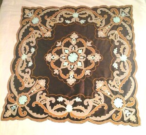 Peaceful Hand Embroidery <b>Table</b> <b>Runner</b> - Product Image 1