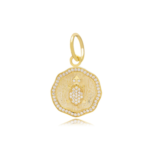 Pendentif tortue en argent Sterling 925, nouveau bijou original, fait à la main, turc, avec trou de 7mm, vente en gros - Product Image 1
