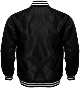 Hommes de Collège Baseball bomber veste en gros 100% polyester letterman vestes fabricants Bomber Satin Hommes Vestes - Product Image 5