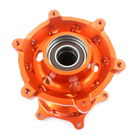 KKE D'alliage D'aluminium De Moto CNC Usinées Moyeu Ensemble Compatible avec KTM EXC 125 SXF 350 XC-F 450 Orange Ou Bleu