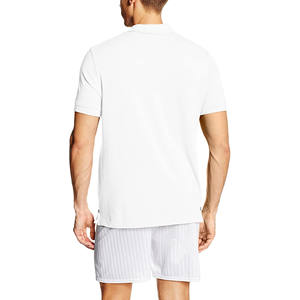 เสื้อโปโลแบบเรียบง่ายสำหรับผู้ชายกางเกงขาสั้นสำหรับเล่นกอล์ฟผ้าถักไมโครไฟเบอร์แบบลำลองสำหรับฤดูร้อนโลโก้ออกแบบได้ตามต้องการ - Product Image 6