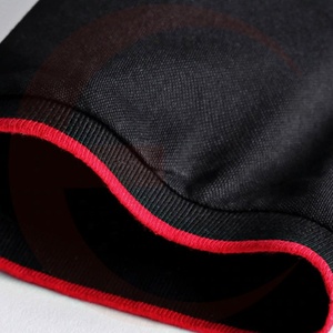 เสื้อยืดโปโลผู้ชายทรงพอดีตัวทำจากโพลีเอสเตอร์แห้งเร็วเสื้อพิมพ์ลายซับลิเมชันโลโก้ตามสั่ง - Product Image 4