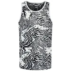 Toptan özel erkek yelekler nervürlü Tank Tops erkekler atlet yumuşak 2x2 örgü kaburga boş Tank Top