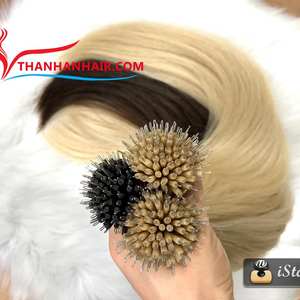 Extensions de cheveux humains péruviens, en kératine, lisses, de qualité supérieure, prix de gros - Product Image 1