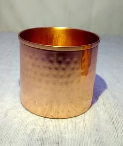 ภาชนะใส่เทียนโลหะแก้วทำจากทองแดงขี้ผึ้งถั่วเหลืองขัดเงาสำหรับตกแต่งบ้านผู้ผลิตโดยตรงจากผู้ผลิต - Product Image 5